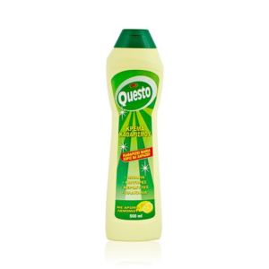 Κρέμα καθαρισμού μπάνιου QUESTO λεμόνι 500ml