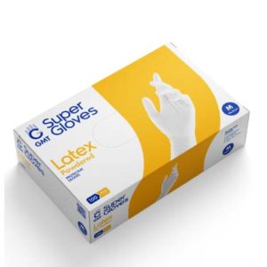 Γάντια latex με πούδρα GMT - 100 τμχ